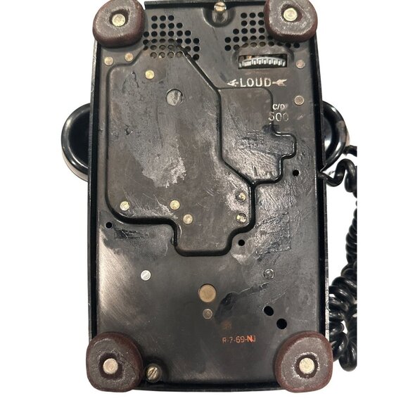 Vintage Western Electric Bell Embellished Rotary Black Phone - Picture 5 of 5